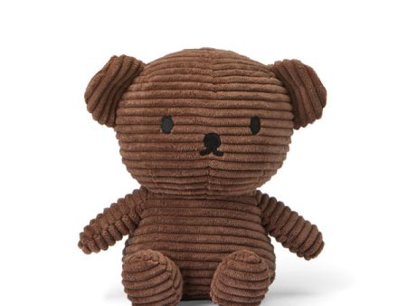 Bon Ton Toys Miffy Boris Bear Corduroy Soft Toy - Brown Online now