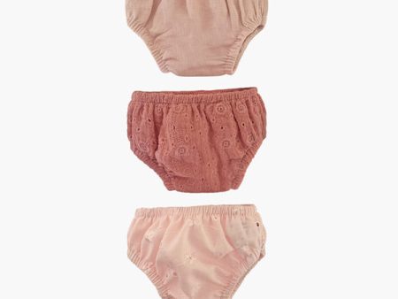 Minikane Paola Reina Baby Doll Panties 3 pcs - 3 Shades of Pink Fashion