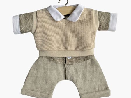 Minikane Paola Reina Baby Doll Ensemble ARTHUR - Natural Linen Sale