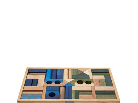 Wooden Story Cold Blocks in Tray - 54 pcs on Sale