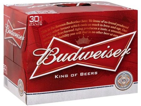 Budweiser 30 Can Ctn 355ML For Sale