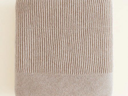 Hvid Blanket Gaston - Beige Supply