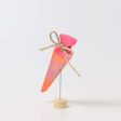 Grimm s Decorative Figure - School Cone Neon Pink Supply