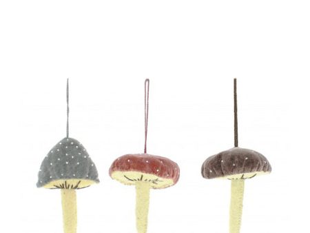 Fiona Walker Velvet Mushroom - Set of 3 Colours Discount