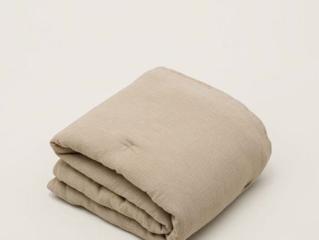 Garbo&Friends Filled Muslin Blanket - Olive Sale