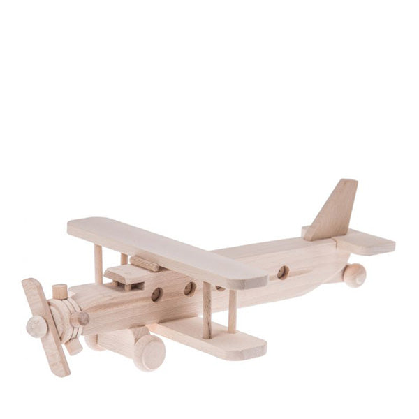 Bartu Wooden Double Deck Aircraft Maxi - Natural Online Sale