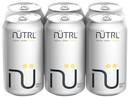 NUTRL VODKA SODA - LEMON 6PK Hot on Sale