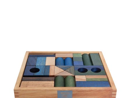 Wooden Story Cold Blocks in Tray - 30 pcs Fashion