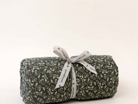 Garbo&Friends Filled Blanket – Floral Moss Sale