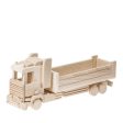 Bartu Wooden Truck with Trailer Maxi - Natural Online now