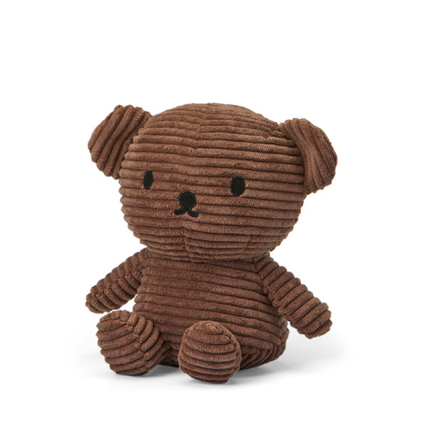 Bon Ton Toys Miffy Boris Bear Corduroy Soft Toy - Brown Online now