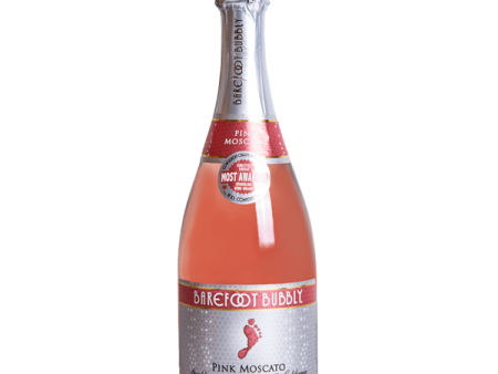 BAREFOOT BUBBLY PINK MOSCATO 7 For Sale