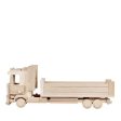 Bartu Wooden Truck with Trailer Maxi - Natural Online now