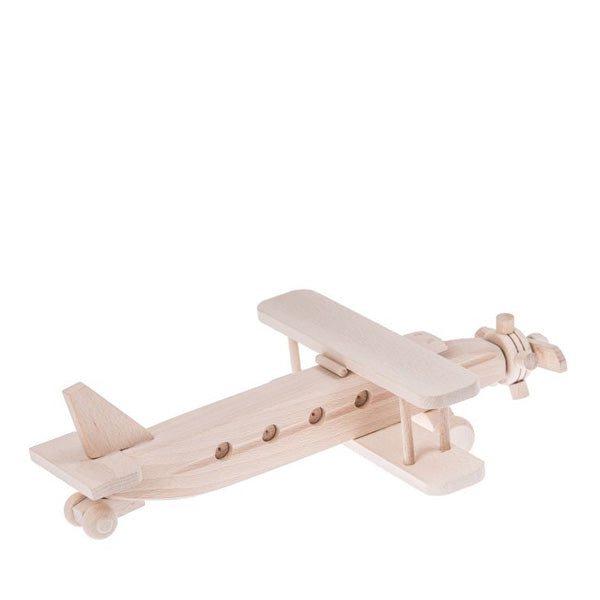 Bartu Wooden Double Deck Aircraft Maxi - Natural Online Sale