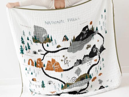 Clementine Kids Reversible Quilt - National Parks Fashion