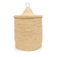 Madagascar Woven Palm Lidded Basket - MADA Online