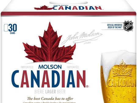 Molson Canadian 30 Can Ctn 355ML Online Sale