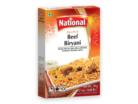 National Seasoning Mix Beef Biryani 39g Online