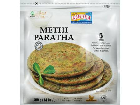 Ashoka Frozen Methi Paratha 400g (5pc) Online