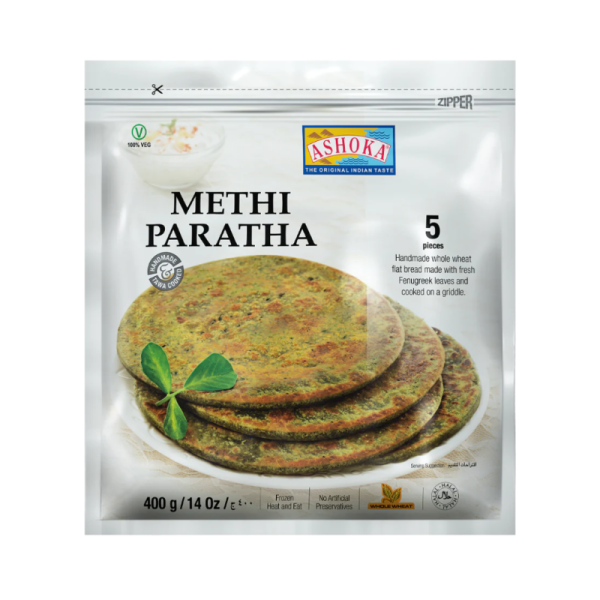 Ashoka Frozen Methi Paratha 400g (5pc) Online