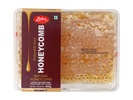 Zaika Natural and Pure Honey Comb 400g Supply