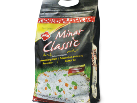 Minar Classic Basmati Rice 10lb Supply