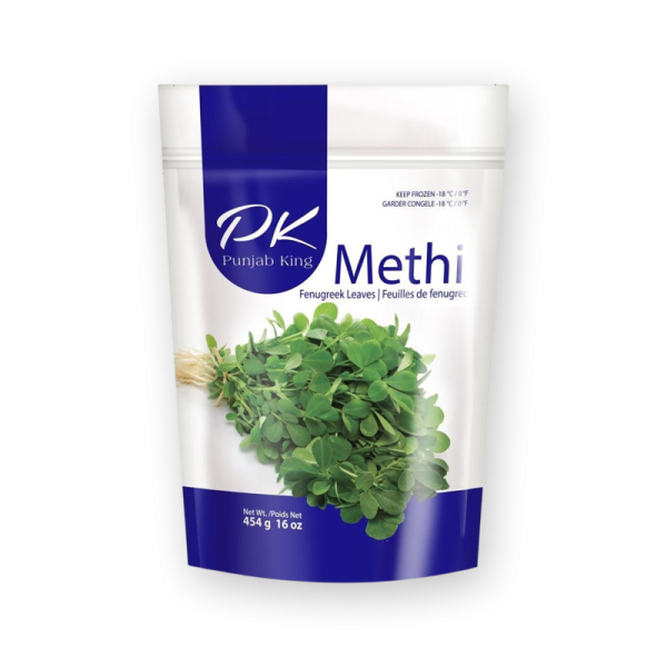 Punjab King Frozen Methi (Fenugreek) Leaves 454g on Sale