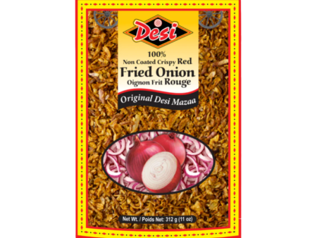 Desi Non Coated Crispy Fried Onion 312g Supply